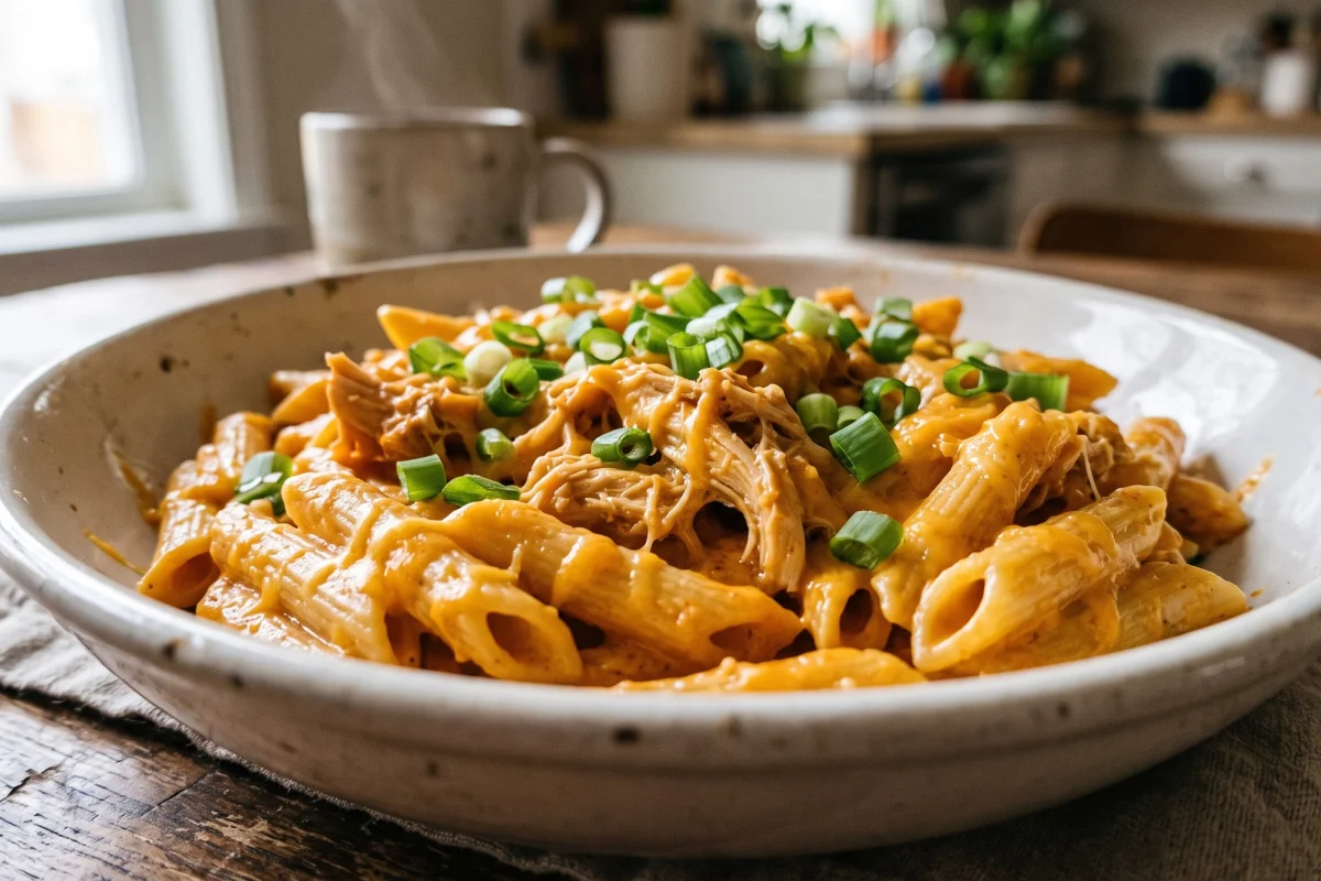 Creamy Buffalo Chicken Pasta view 3