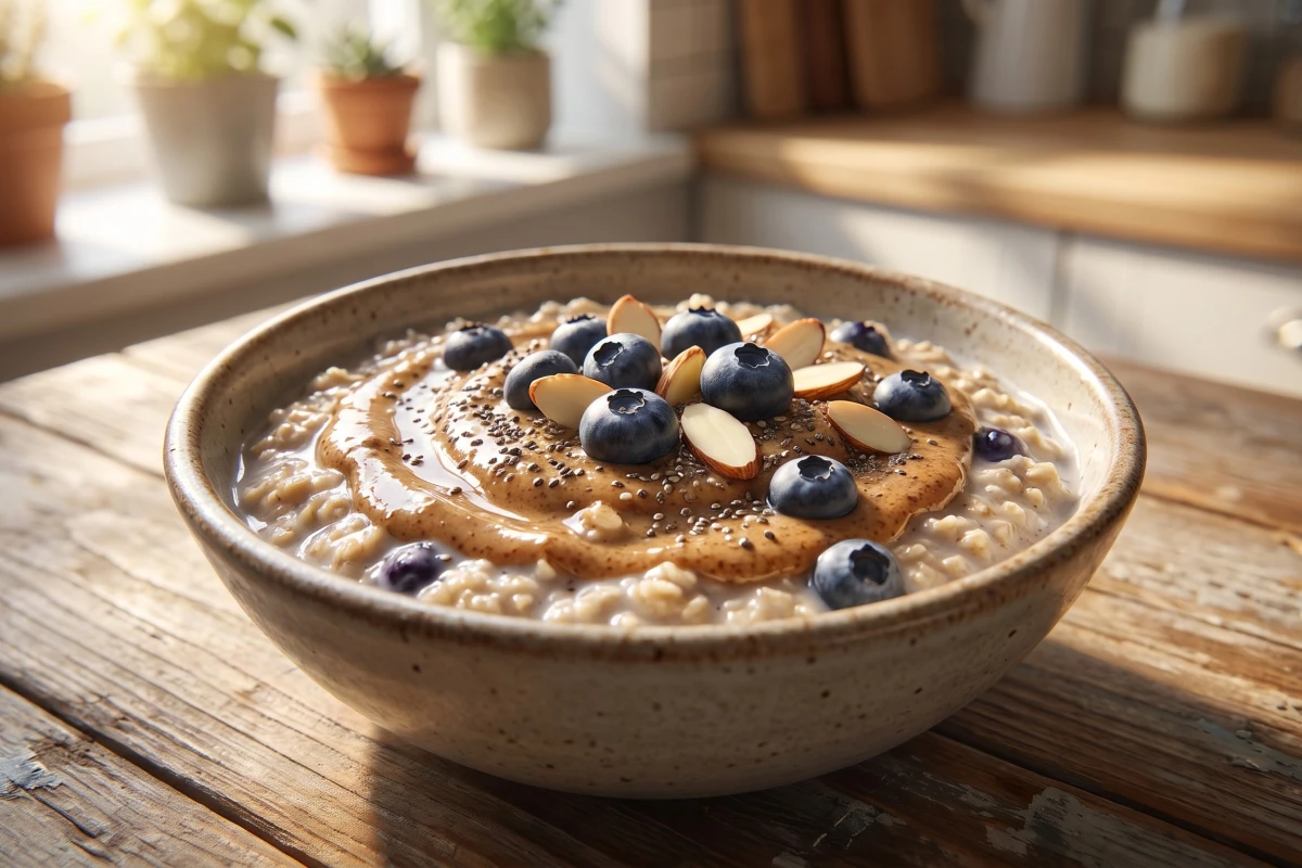 Blueberry Almond Butter Protein Oats view 3
