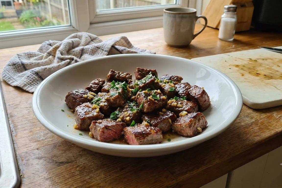 Garlic Butter Steak Bites