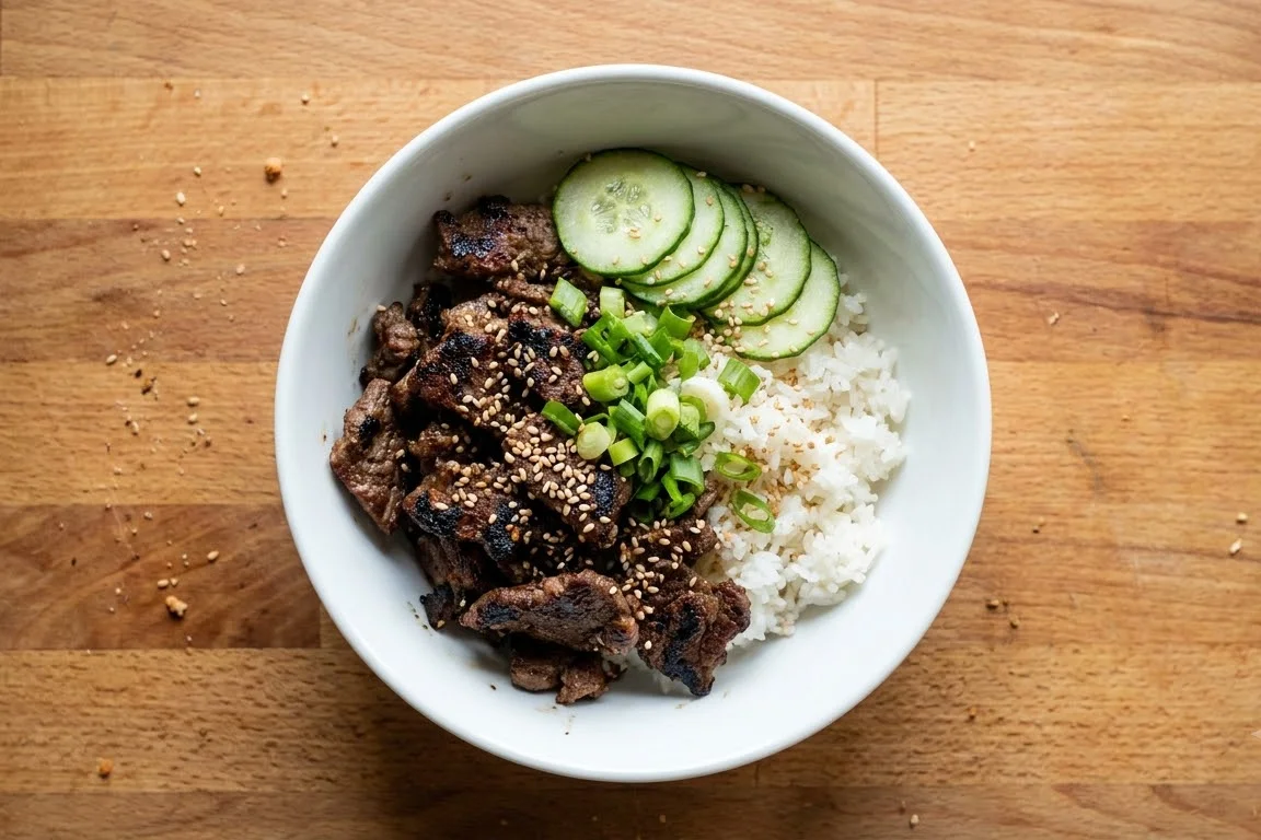 Sweet Korean Beef Bowls