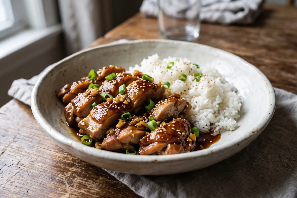 Sweet Honey Garlic Chicken view 2