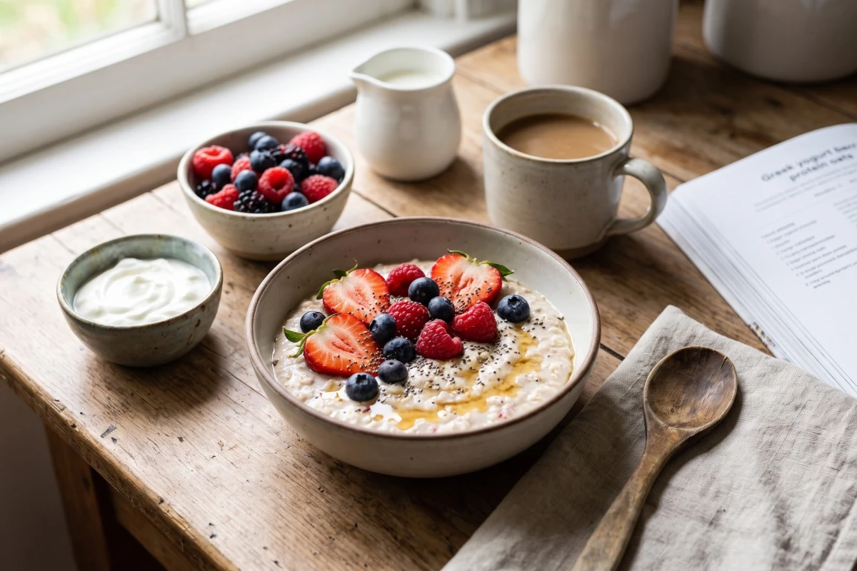 Greek Yogurt Berry Protein Oats view 3