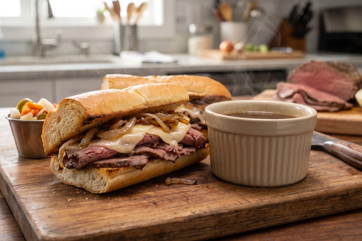 French Dip Sandwiches with Au Jus