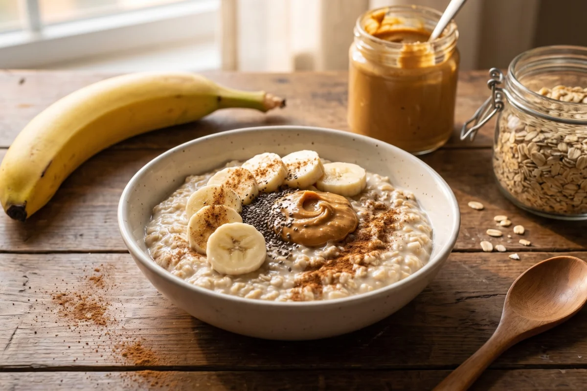 Peanut Butter Banana Protein Oats view 2