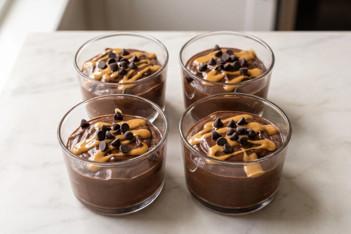 Chocolate Peanut Butter Greek Yogurt Cups view 2
