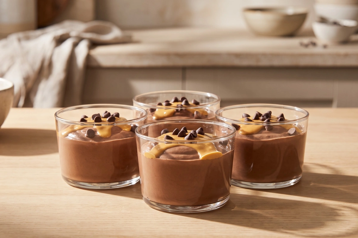 Chocolate Peanut Butter Greek Yogurt Cups view 3