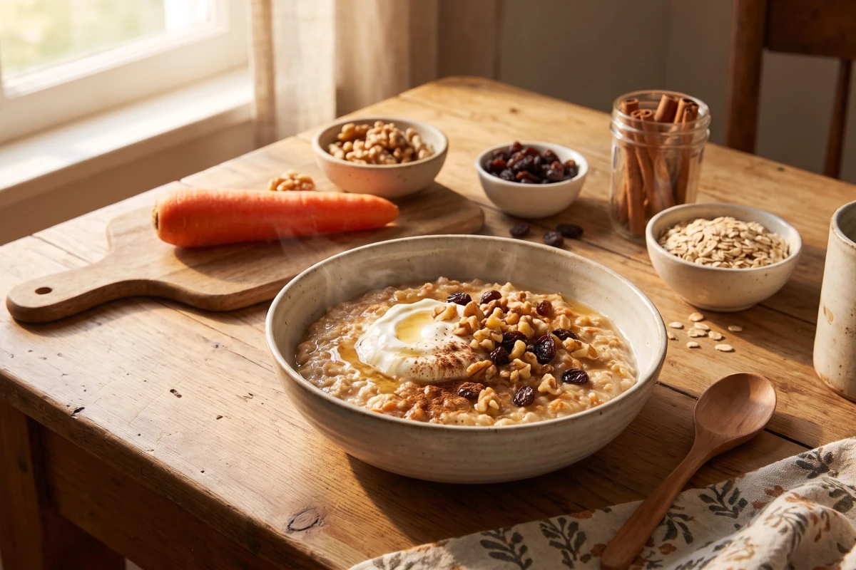 Carrot Cake Protein Oatmeal Bowl view 3