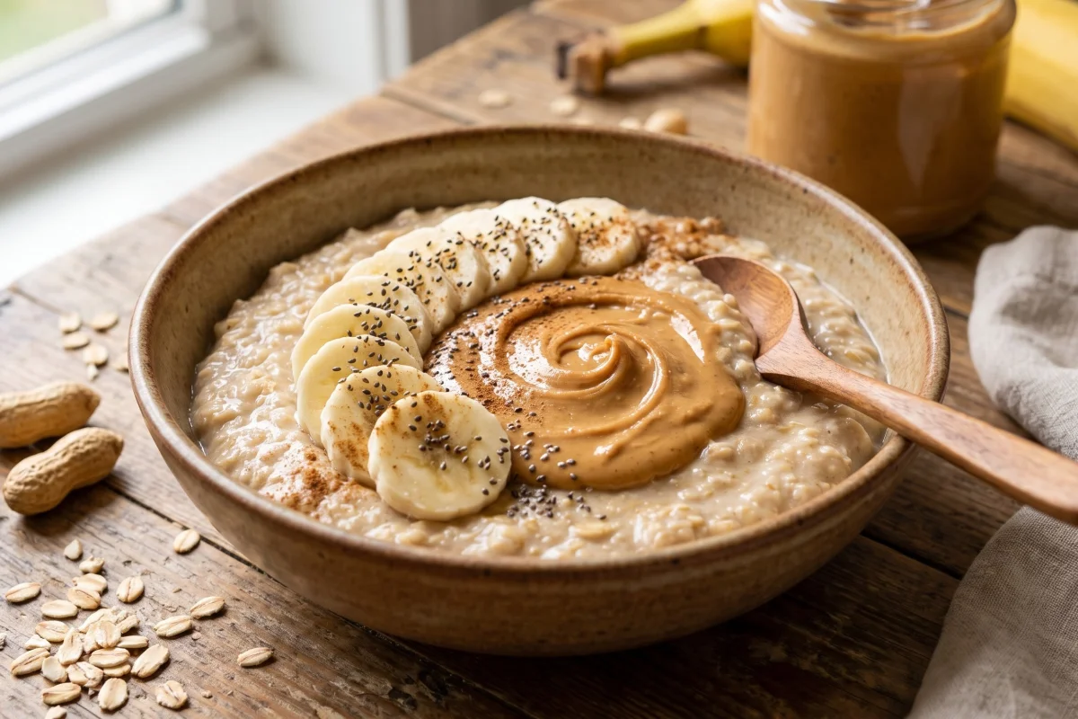 Peanut Butter Banana Protein Oats view 3