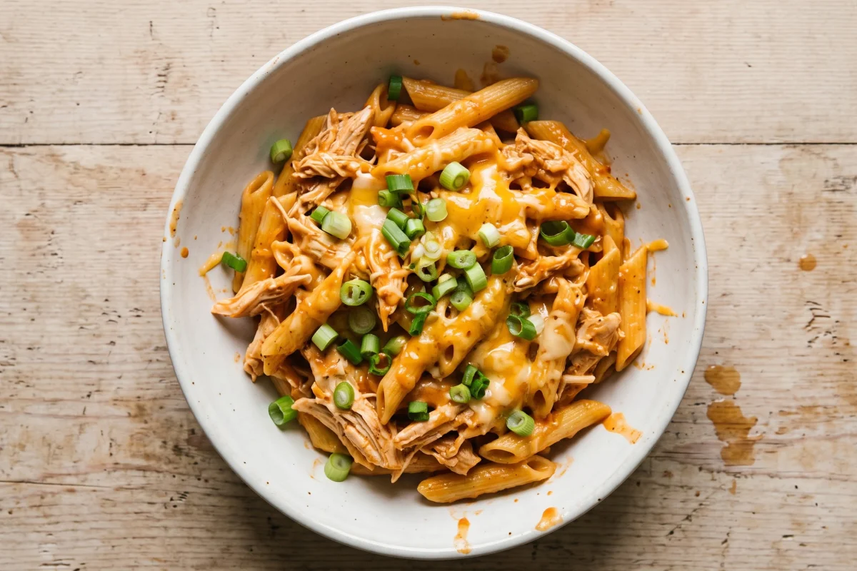 Creamy Buffalo Chicken Pasta