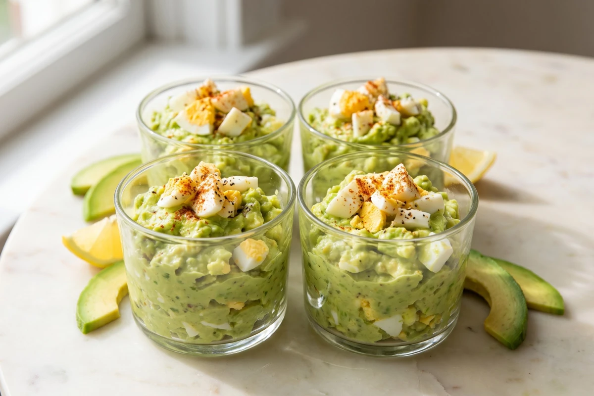 Avocado Egg Snack Cups