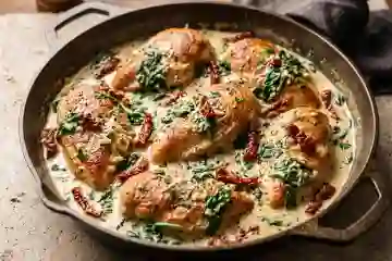 Classic Creamy Tuscan Chicken view 2