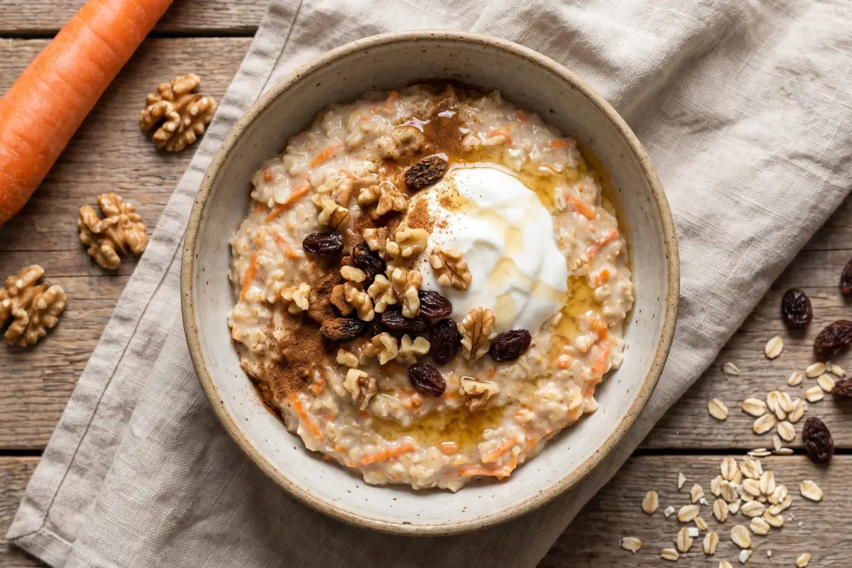 Carrot Cake Protein Oatmeal Bowl view 2