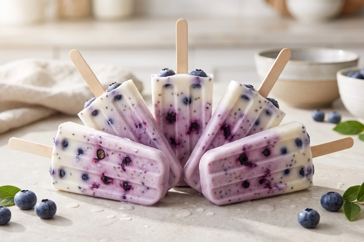 Blueberry Greek Yogurt Protein Pops view 2