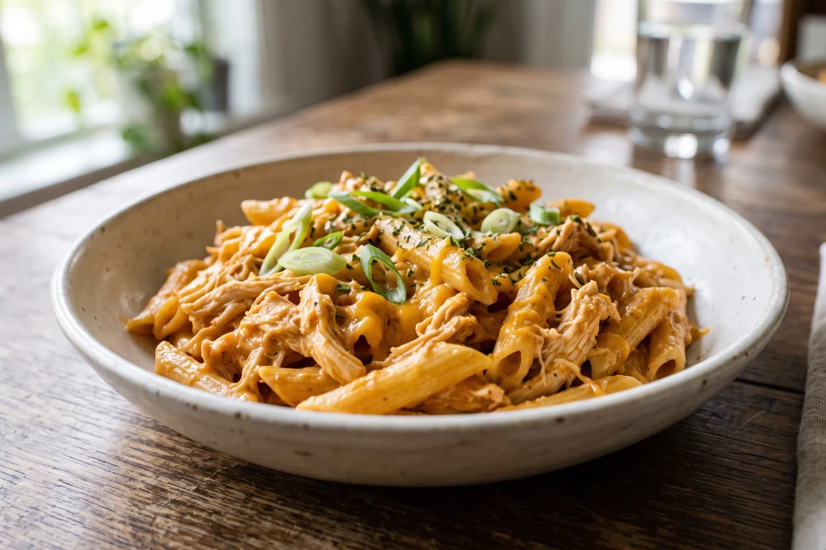 Creamy Buffalo Chicken Pasta view 2