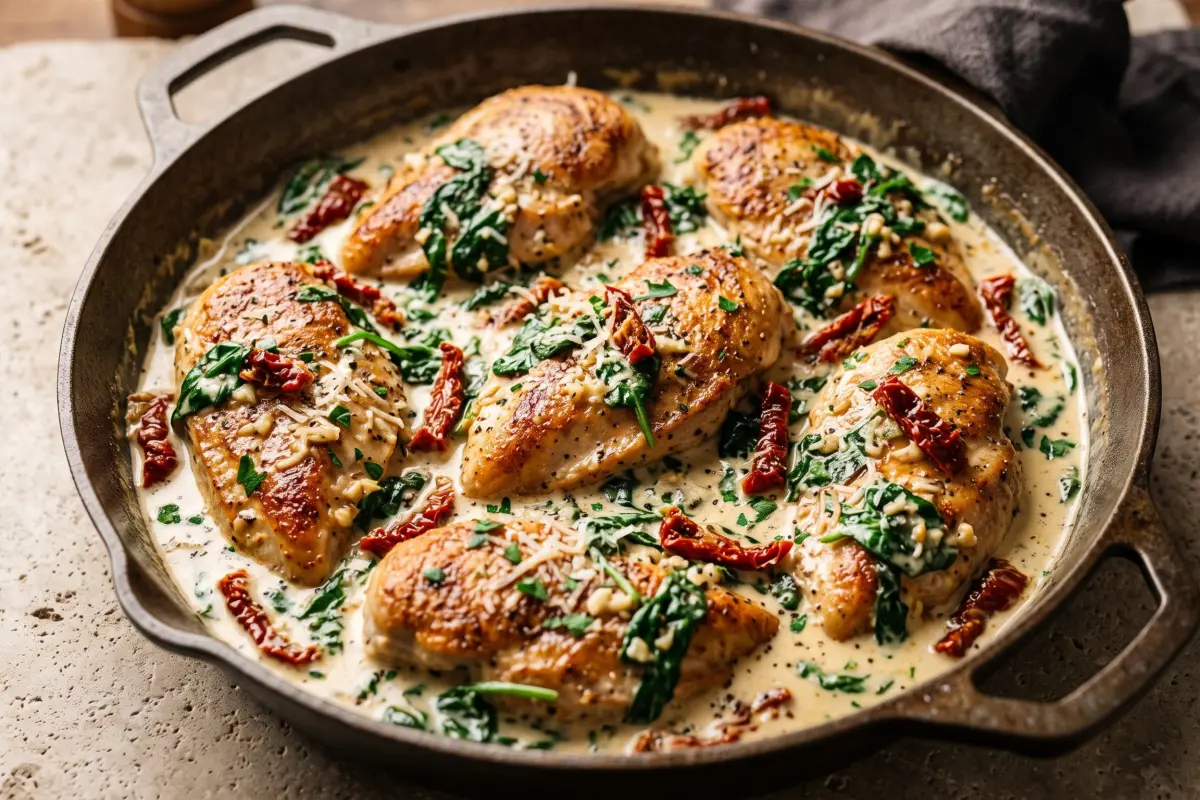 Classic Creamy Tuscan Chicken view 2