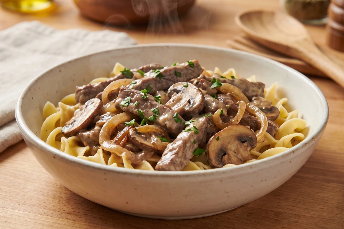 Creamy Beef Stroganoff view 2