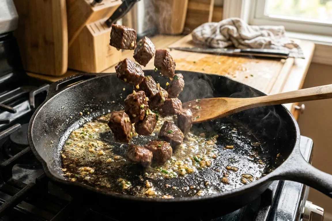 Step 5 - Garlic Butter Steak Bites