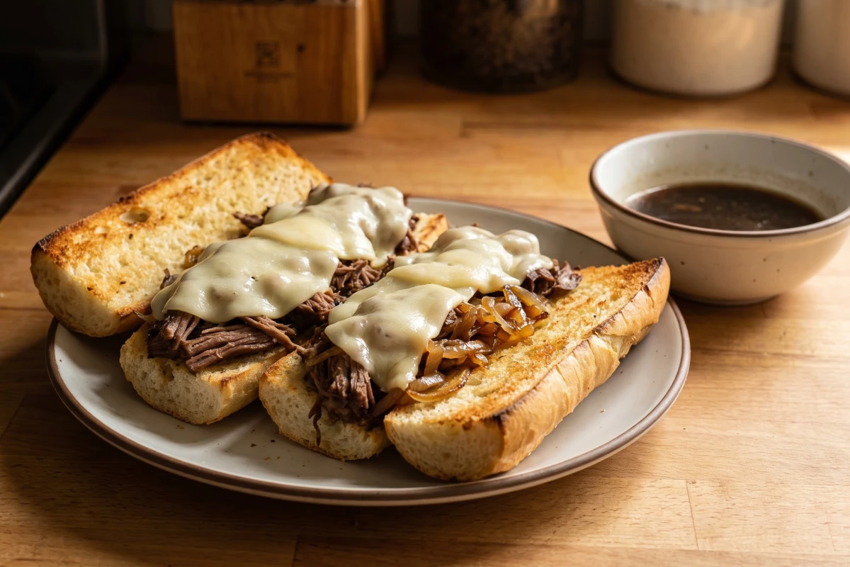 French Dip Sandwiches with Au Jus view 2