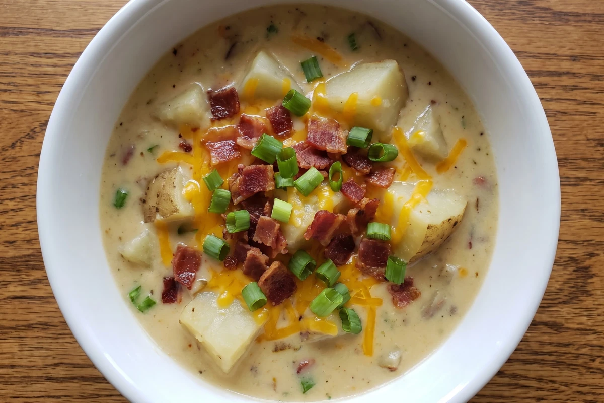 Loaded Baked Potato Soup view 2