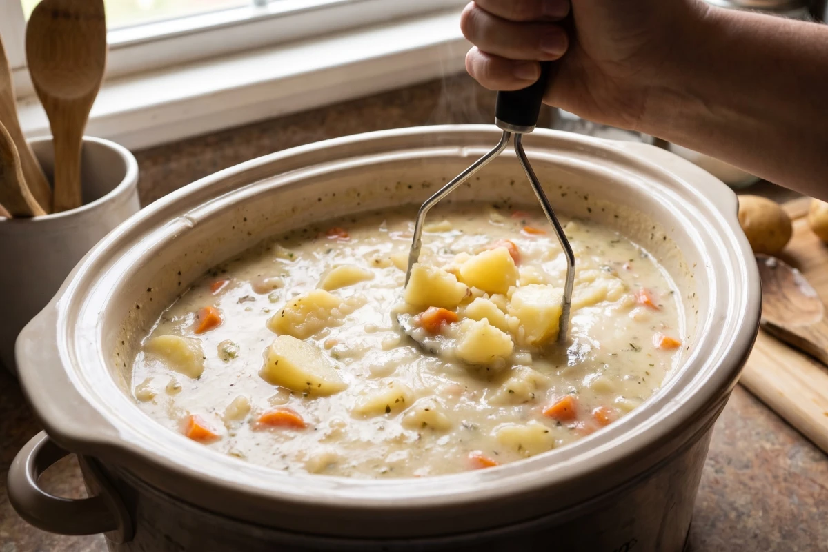 Step 5 - Loaded Baked Potato Soup